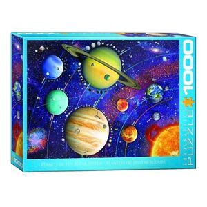 Eurographics Planets of the Solar System 1000 pc Jigsaw Puzzle USED